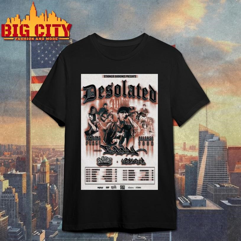 Desolated Release 2025 Tour Poster Shirt