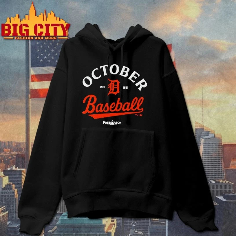 Detroit Baseball Tigers 2025 October Shirts