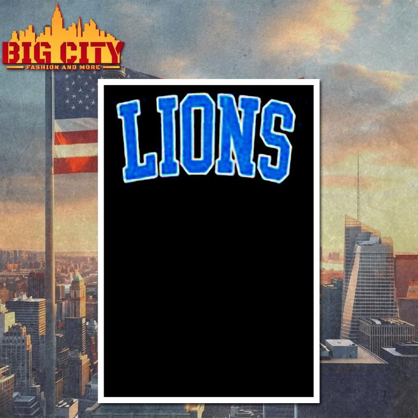 Detroit Lions 2025 Logo Shirt