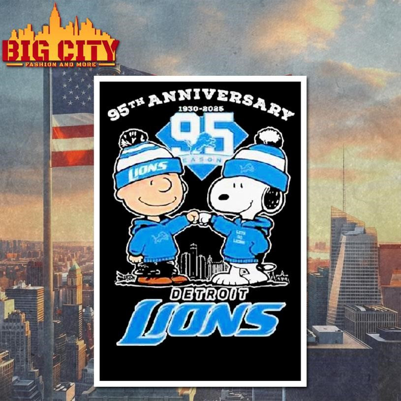 Detroit Lions 95th Anniversary 2025 One Pride Shirt