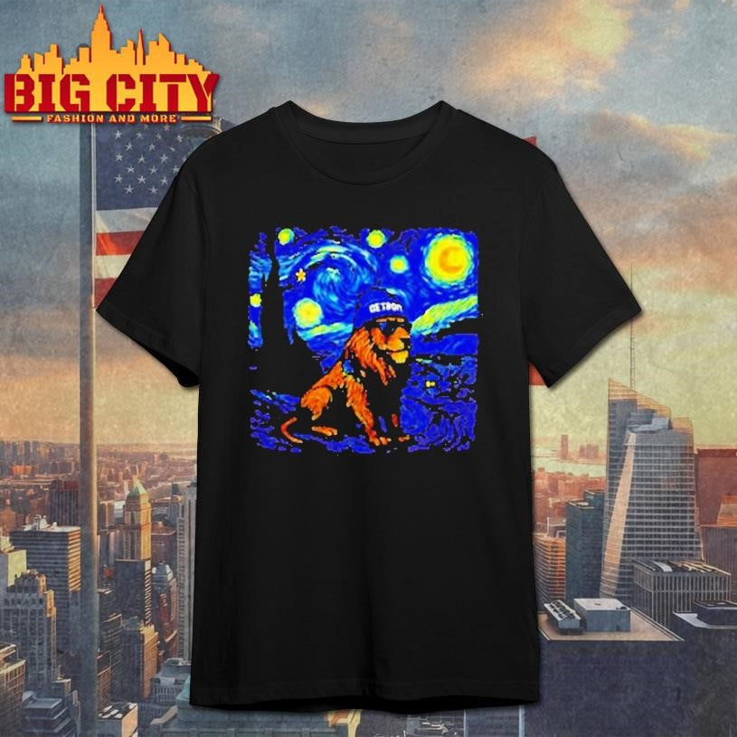 Detroit Lions Football Van Gogh Style Shirt
