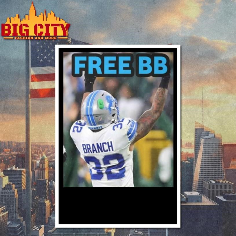 Detroit Lions Free BB 2025 Shirt