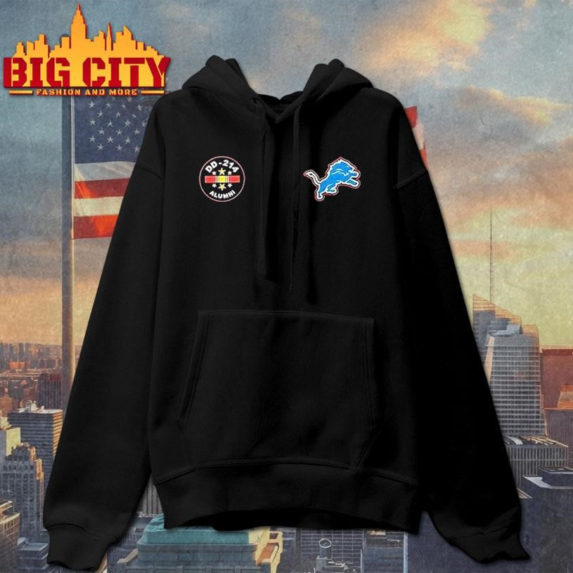 Detroit Lions Never Underestimate A Commanders Fan With A Dd 214 Logo Shirt