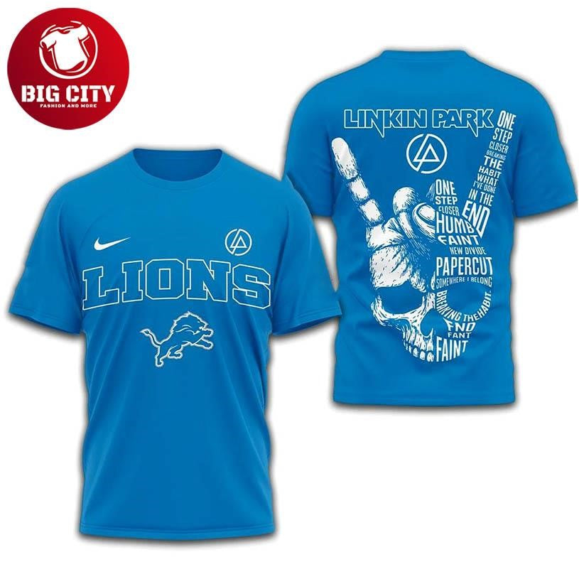 Detroit Lions x Linkin Park Two Sided Shirt