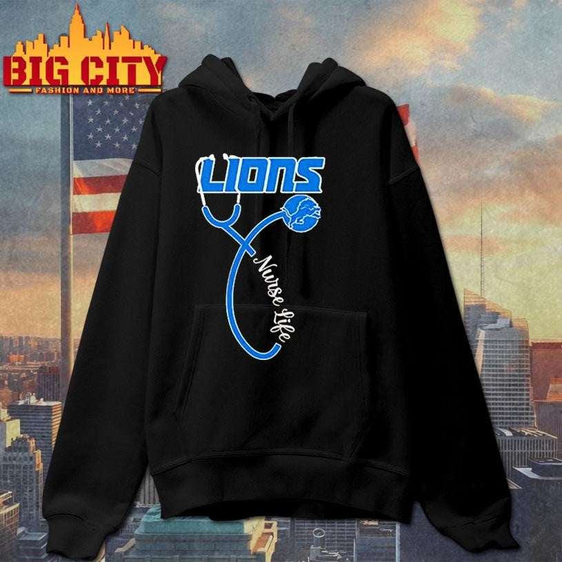 Detroit Lions x Nurse life it’s a work of heart shirt