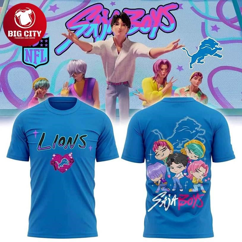 Detroit Lions x SAJA BOYS Limited Two Sided Shirt