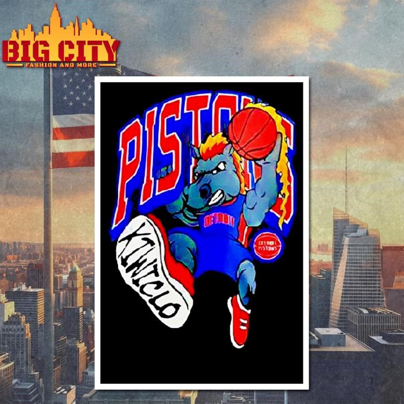 Detroit Pistons Hooper’s Birthday Mascot Shirt