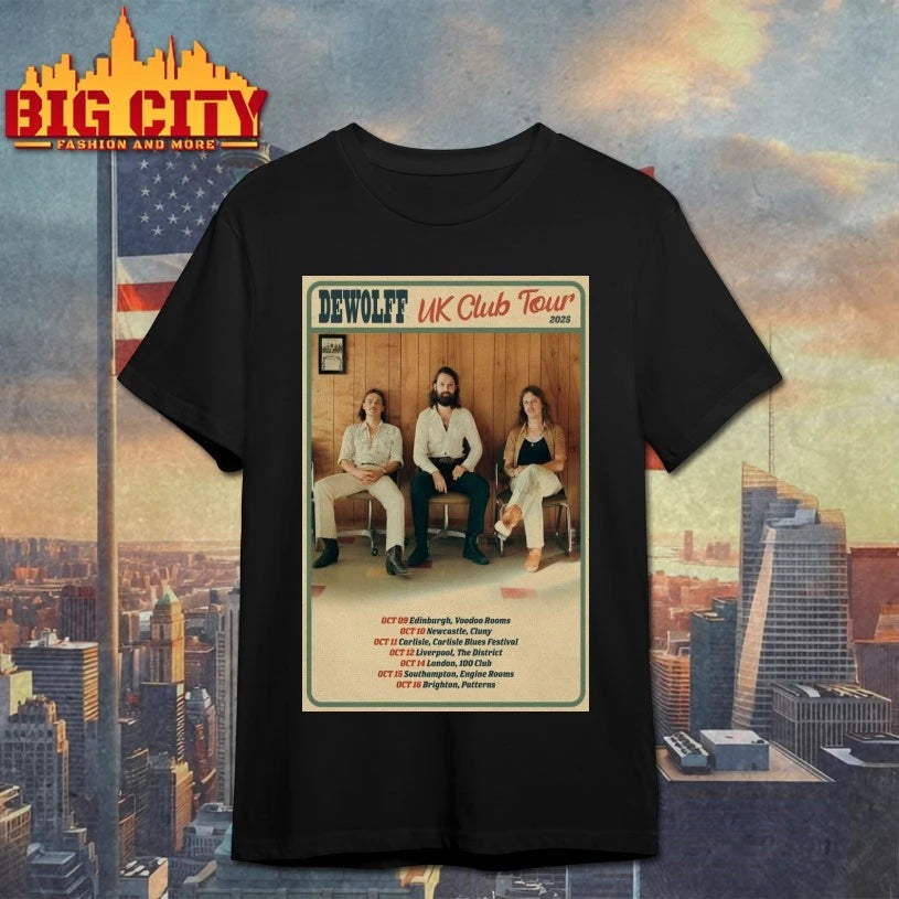 Dewolff UK Club Tour 2025 Poster Shirt