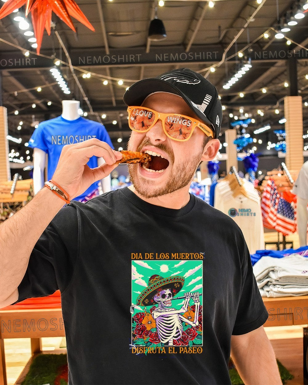 Dia de los muertos disfruta el paseo Dead golfer shirt