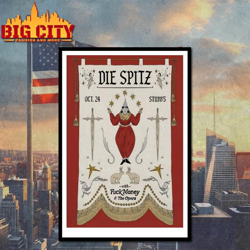 Die Spitz Austin TX Oct 24 2025 Poster Shirt