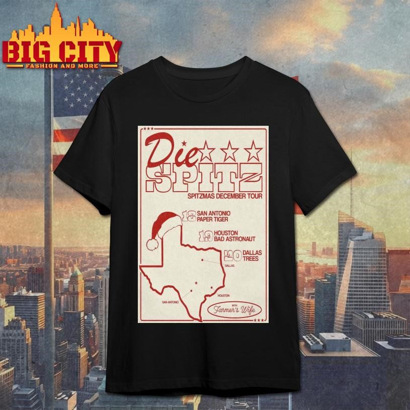 Die Spitz Spitznas December Tour 2025 Poster Shirt
