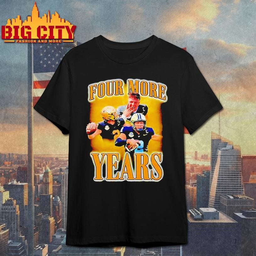 Diego Pavia Four More Years Vanderbilt Commodores Quarterback Shirt