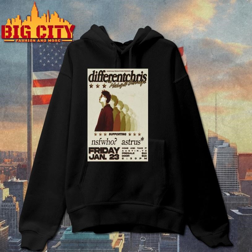 Differentchris Austin, TX January 23 2026 Concert Poster Shirt
