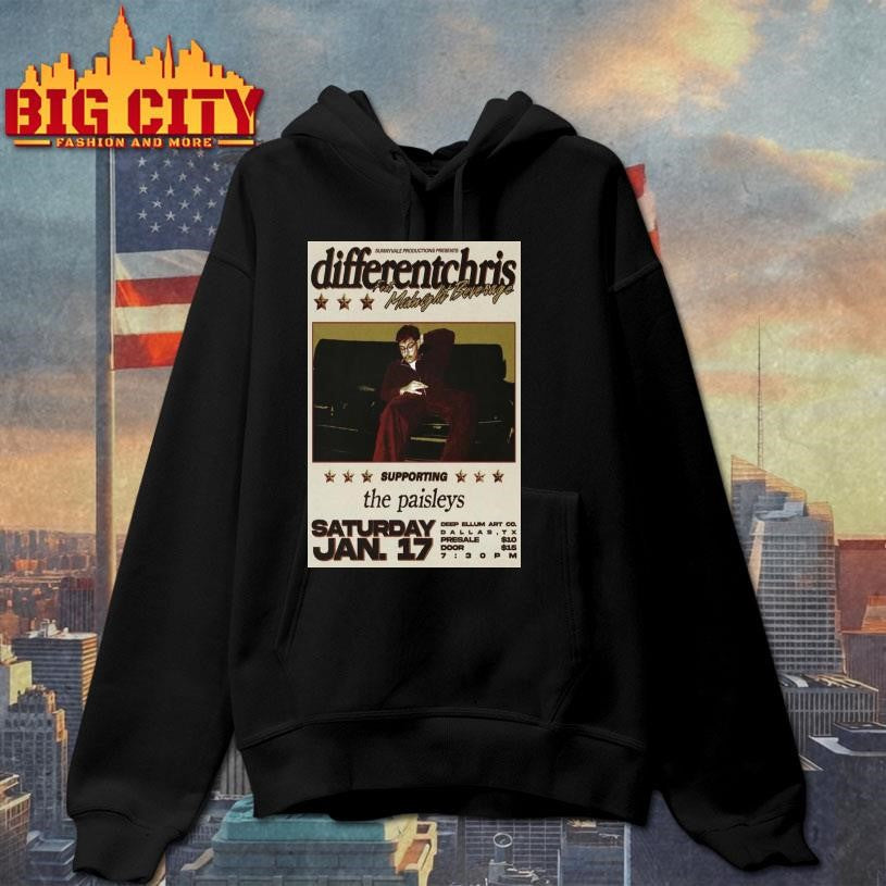 Differentchris Dallas, TX January 17 2026 Concert Poster Shirt