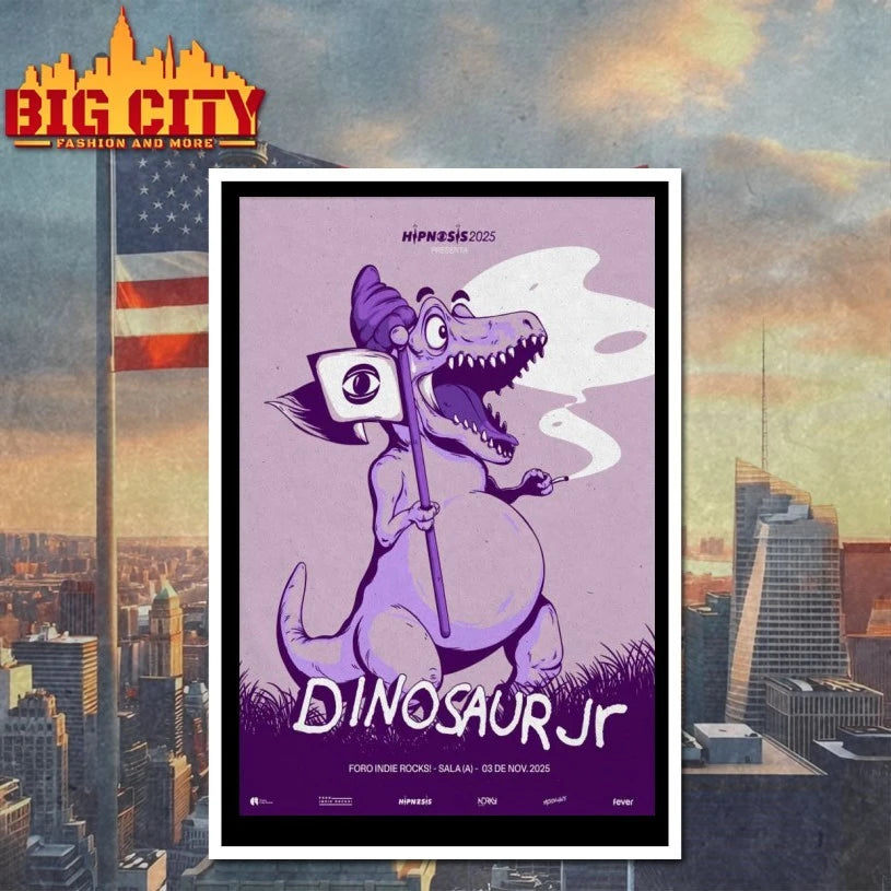 Dinosaur Jr. 11.3.2025 Mexico MX Poster shirt