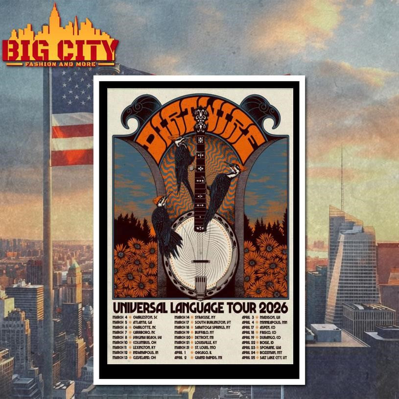 Dirtwire 2026 Universal Language Tour Poster shirt