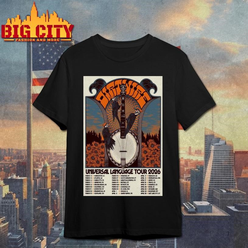 Dirtwire Universal Language Tour 2026 Poster Shirt
