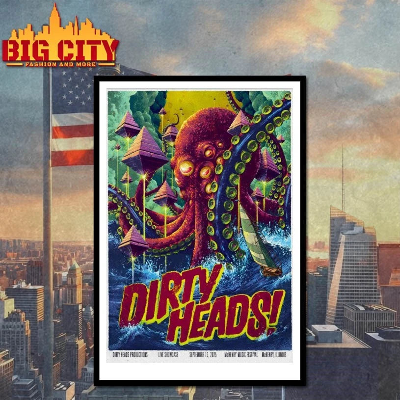 Dirty Heads Sep 13 2025 McHenry Music Festival In McHenry IL Poster shirt