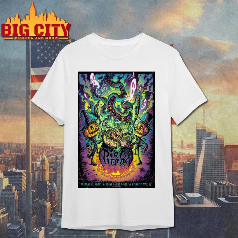 Dirty Heads Tour 2025 Oct 31 2025 Atlantic City, NJ Poster Shirt