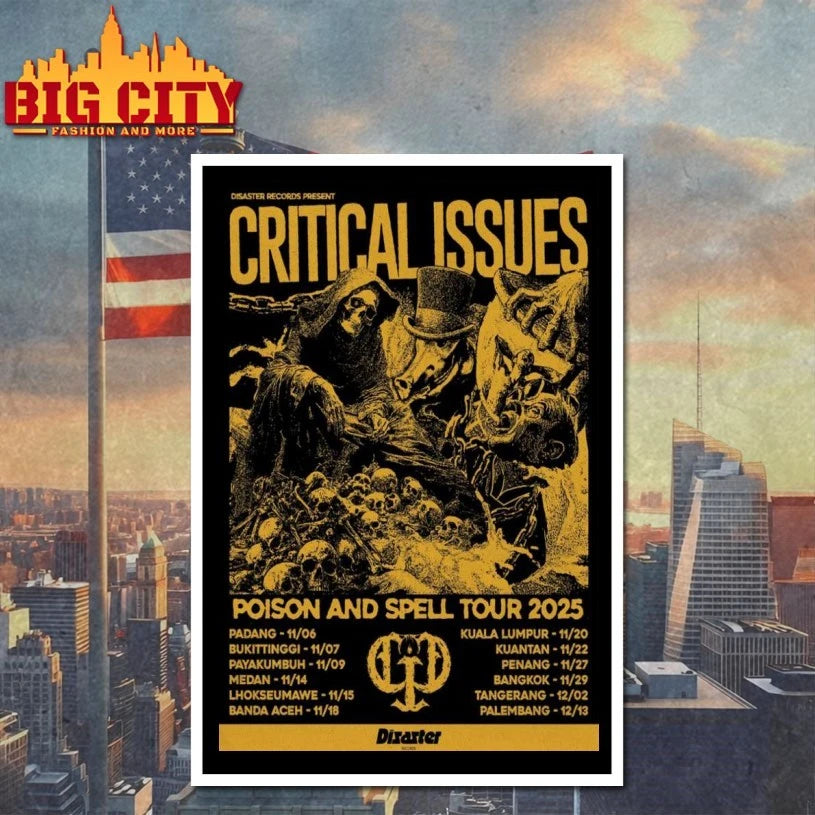 Disaster Records Tour Poster Shirt