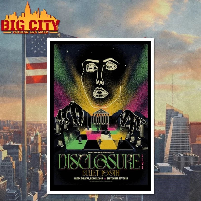 Disclosure Berkeley California Show Poster Shirts