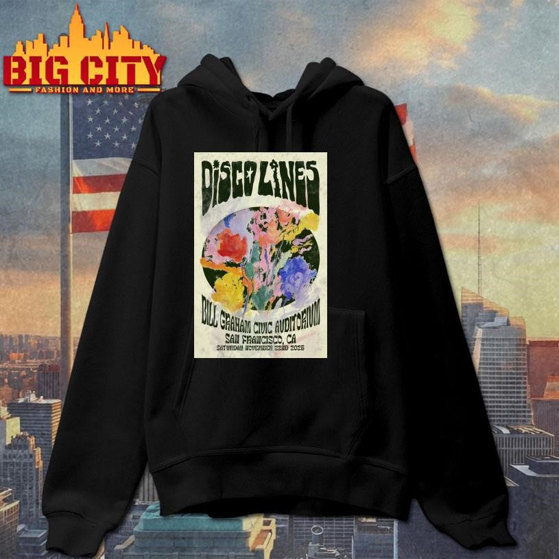 Disco Lines Nov 22, 2025 San Francisco, CA Poster Shirt