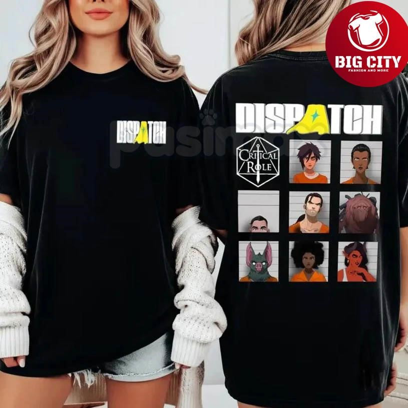 Dispatch Game Character Critical Role Two Sided Shirt