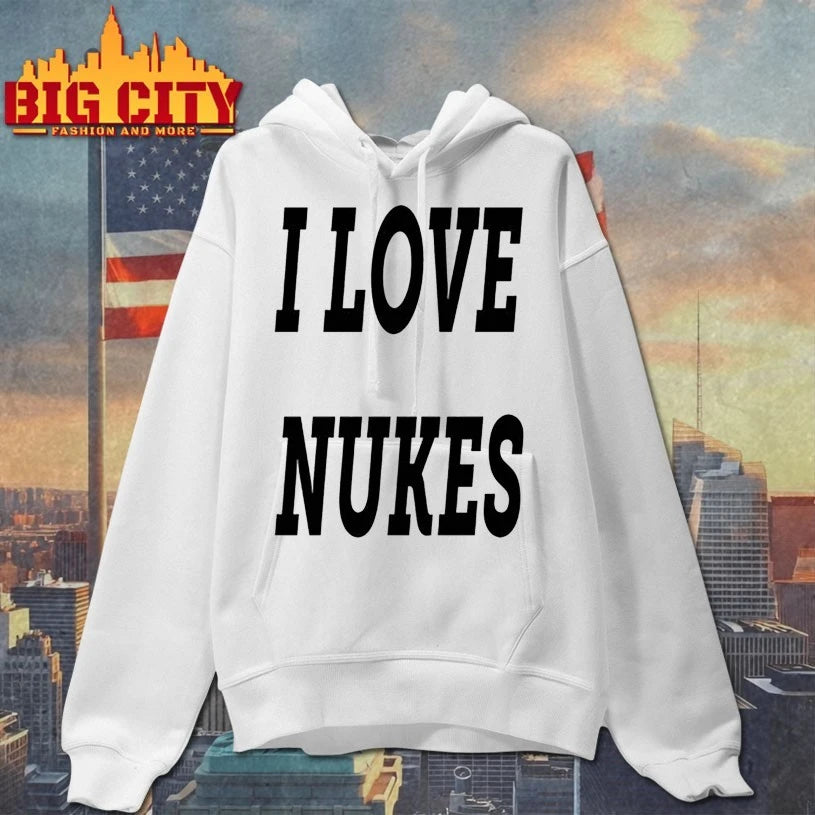 Dj Smokey Wearing I Love Nukes Dj Smokey Shirt