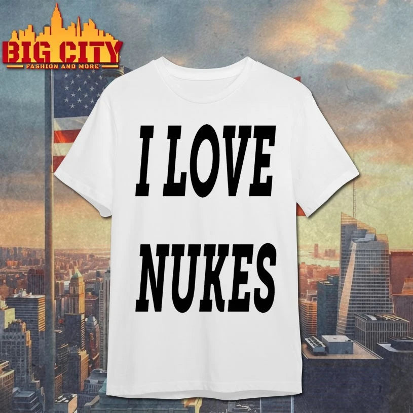 Dj Smokey Wearing I Love Nukes Dj Smokey Shirt