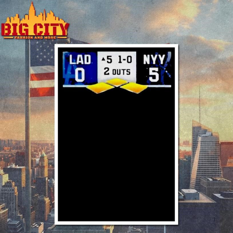 Dodgers 5th Inning Dodgers Yankees World Series Shirt