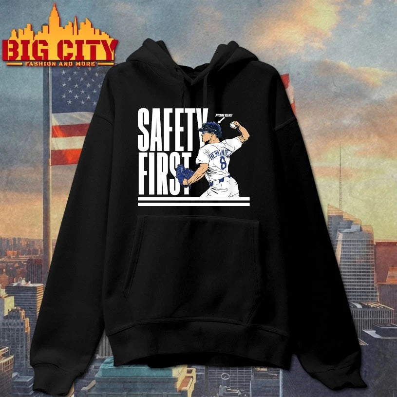 Dodgers Kike Hernandez Safety First T-shirts
