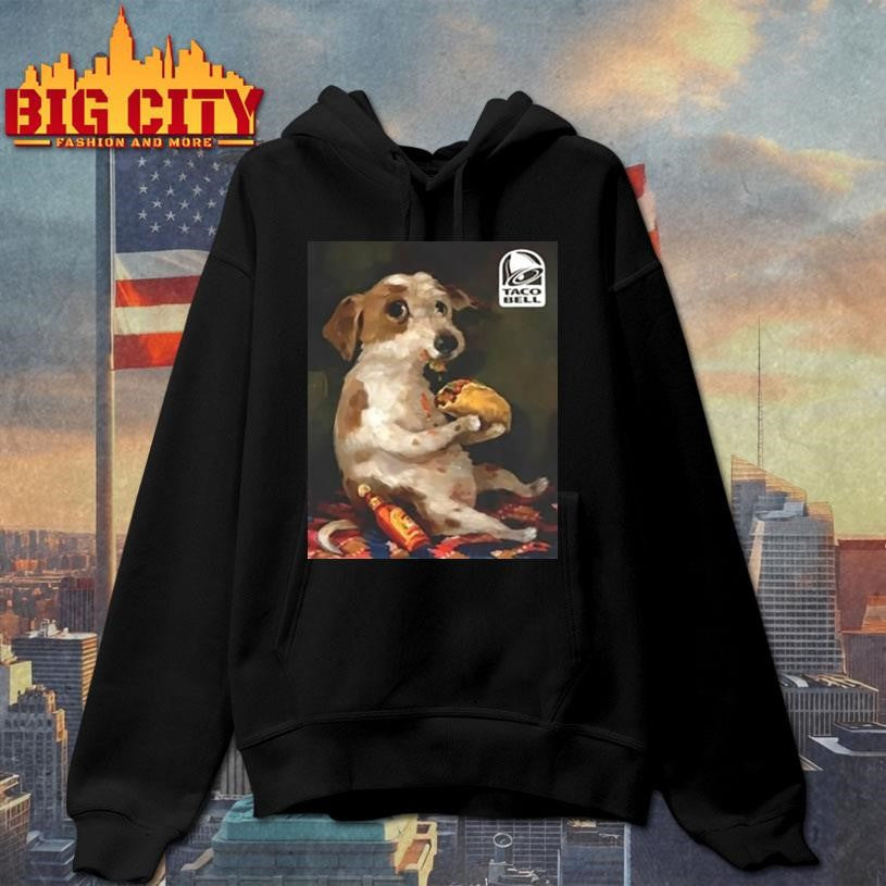 Dog Chill With Taco Bell Graphic Shirt