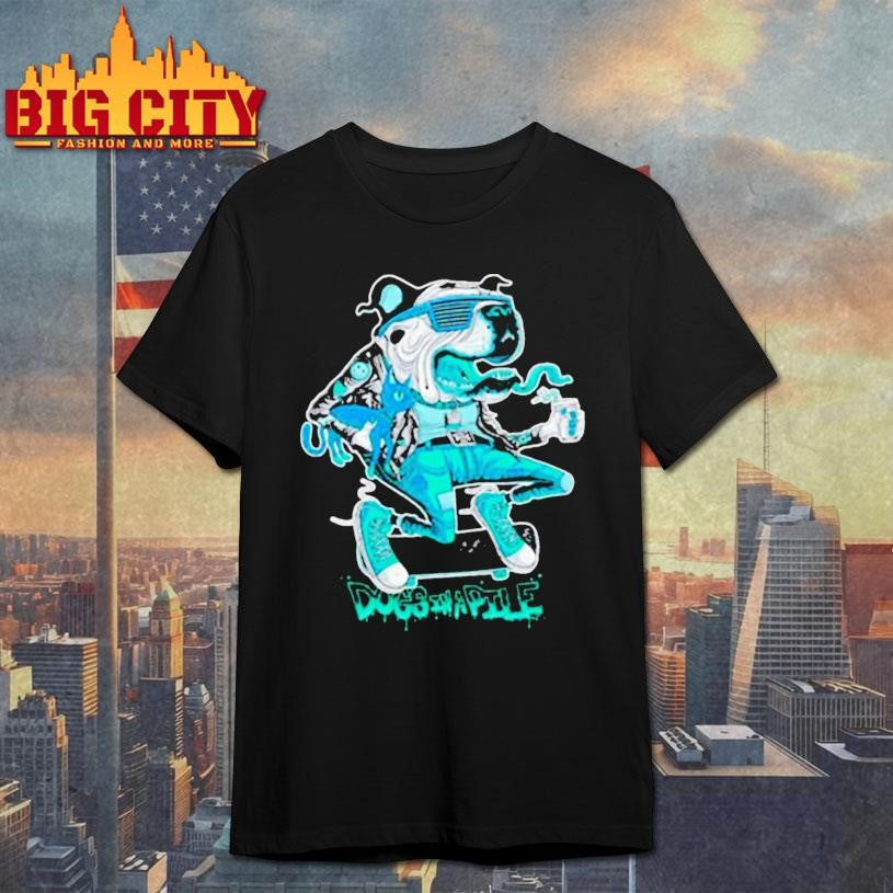 Dogs In Apile Skater Dog Shirt