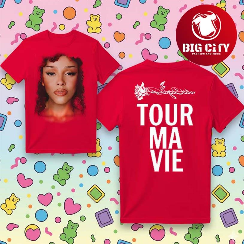 Doja Cat Ma Vie World Tour 2025 Two Sided Shirt