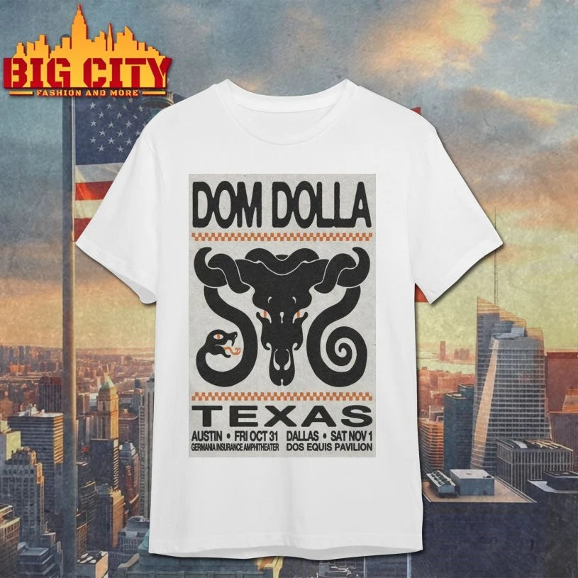 Dom Dolla Live Event Austin Texas Poster Shirt