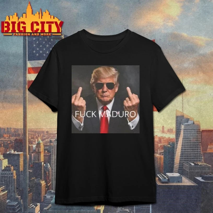 Donald Trump Fuck Maduro Middle Finger shirt