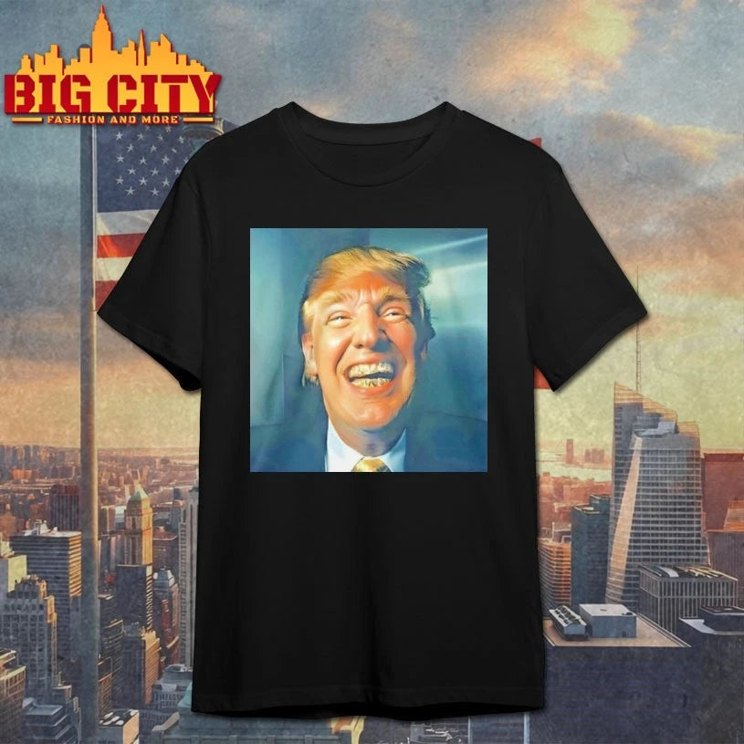 Donald Trump Grillz Teeth Photo shirt