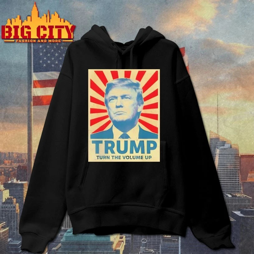 Donald Trump Turn The Volume Up Zohran Mamdani shirt