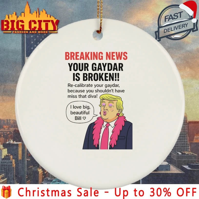 Donald Trump and Bill Clinton I love Big Beautiful Breaking news Shirt