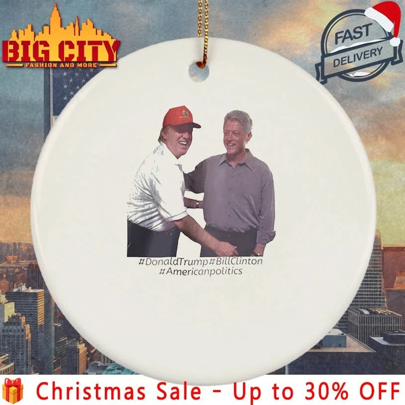 Donald Trump and Bill Clinton Photo Shirt