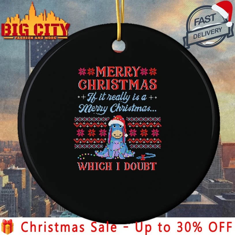 Donkey merry christmas if it really is a merry christmas which I doubt ugly christmas shirt