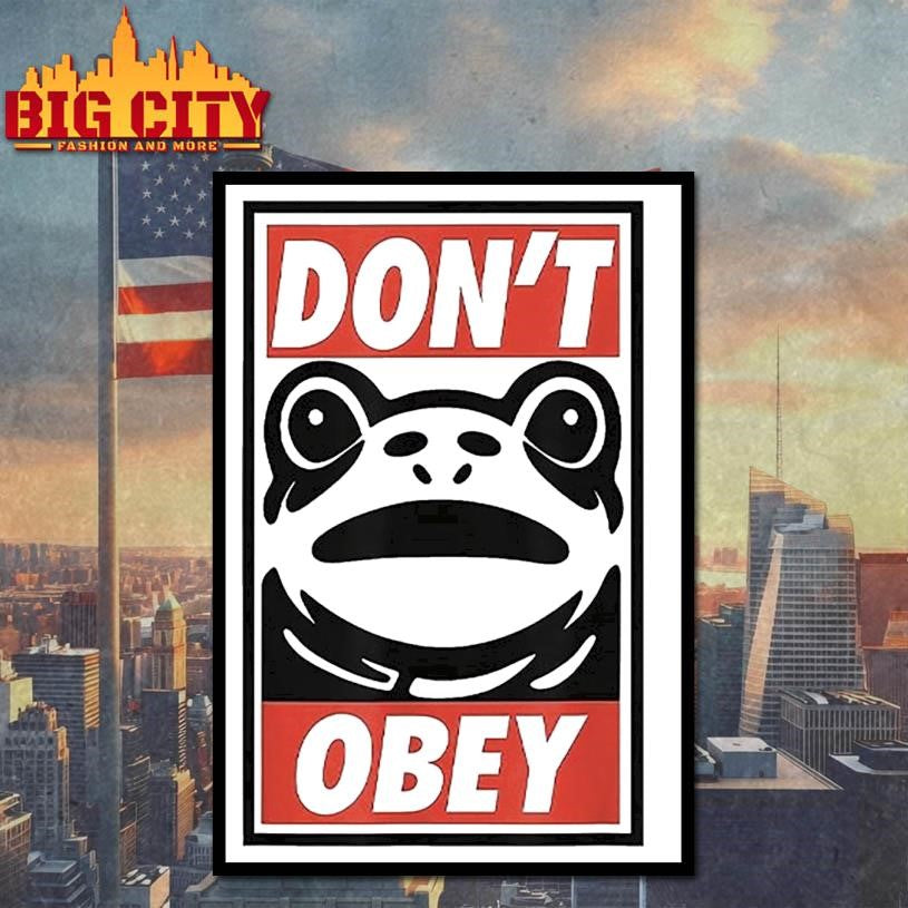Don’t Obey Frog Shirt