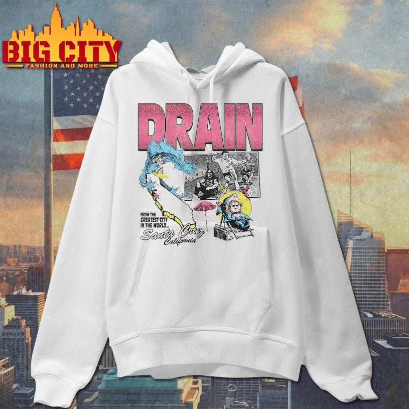 Drain Santa Cruz California 2025 Tour Shirt