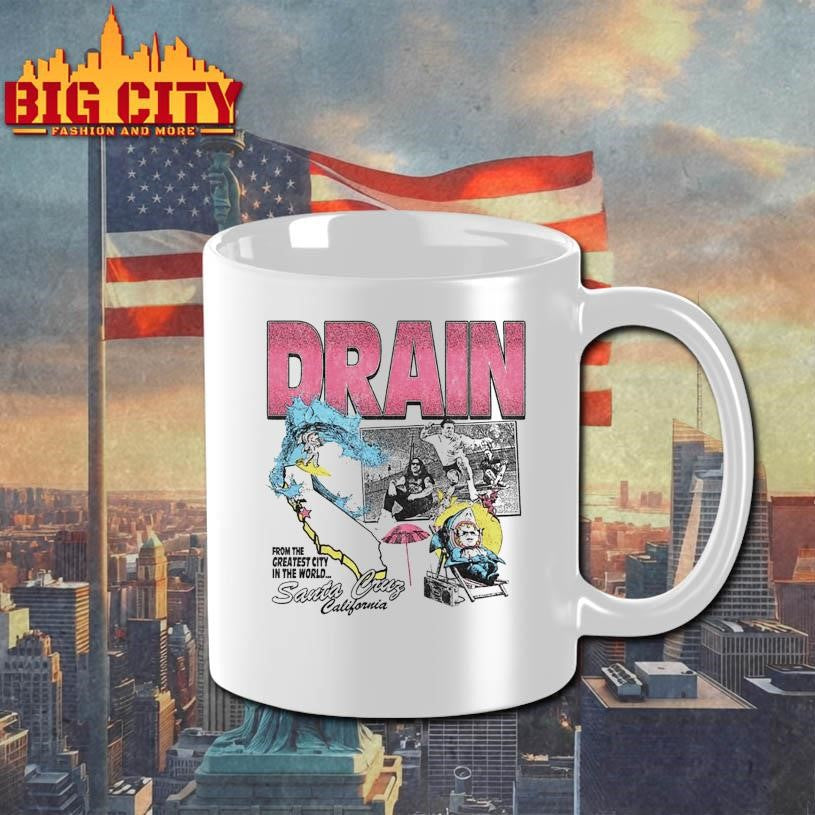 Drain Santa Cruz California 2025 Tour Shirt