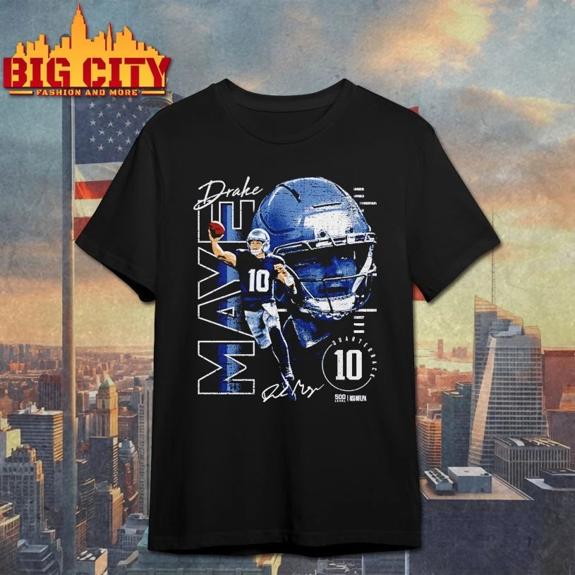 Drake Maye New England Vertical Name signature Shirt