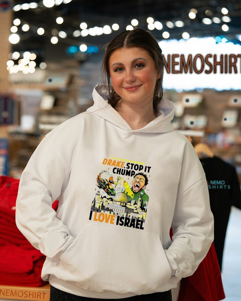 Drake stop it chump I love Israel Kendrick Lamar shirt