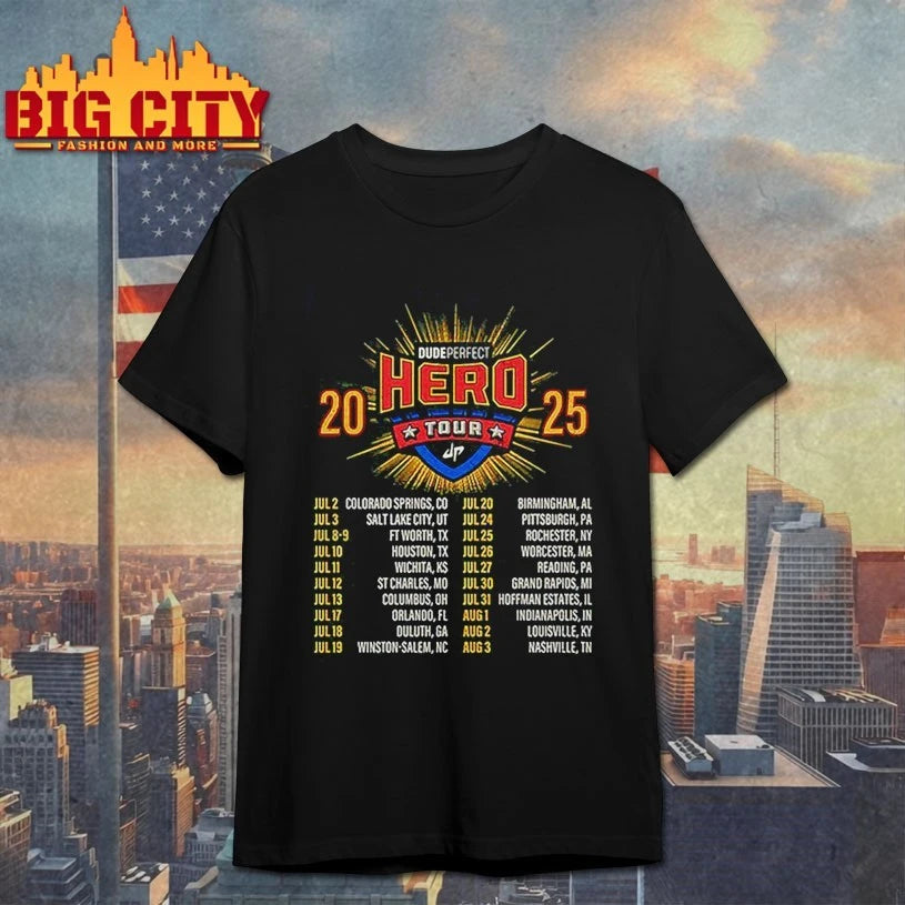 Dude Perfect Hero Tour Shirts