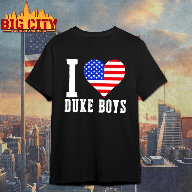 Duke Boys I Love Duke Boys Us Flag Shirt