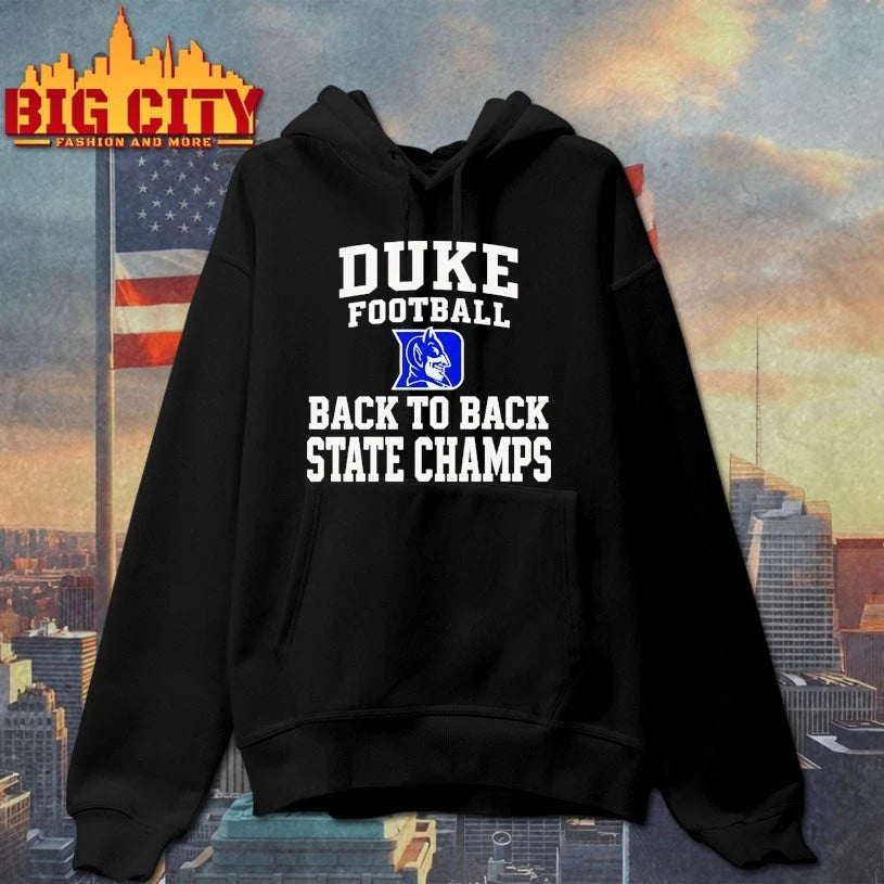 Duke Football Back To Back State 2025 Champs shirt
