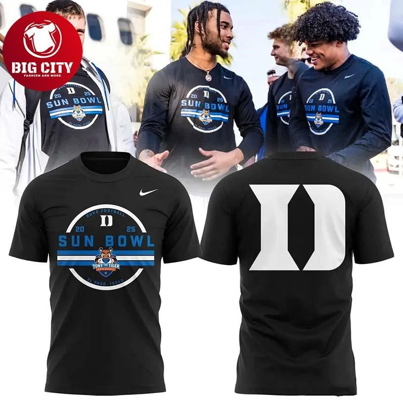 Duke Football Tony The Tiger Sun Bowl Two Sided Shirt